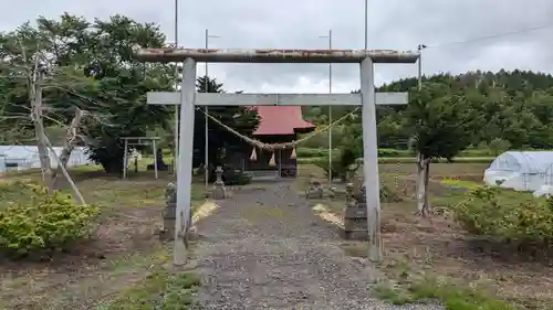湯内神社（大熊神社）の鳥居