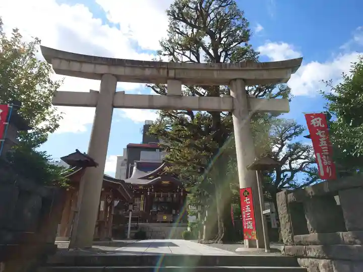 大鳥神社の鳥居