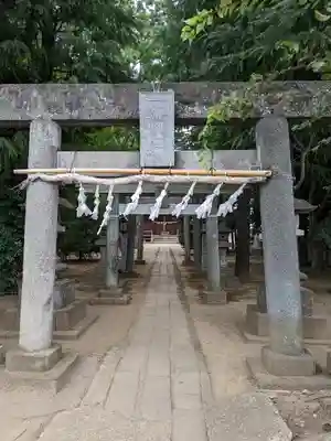神明神社の鳥居