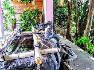 八幡宮(若林八幡宮)の手水舎