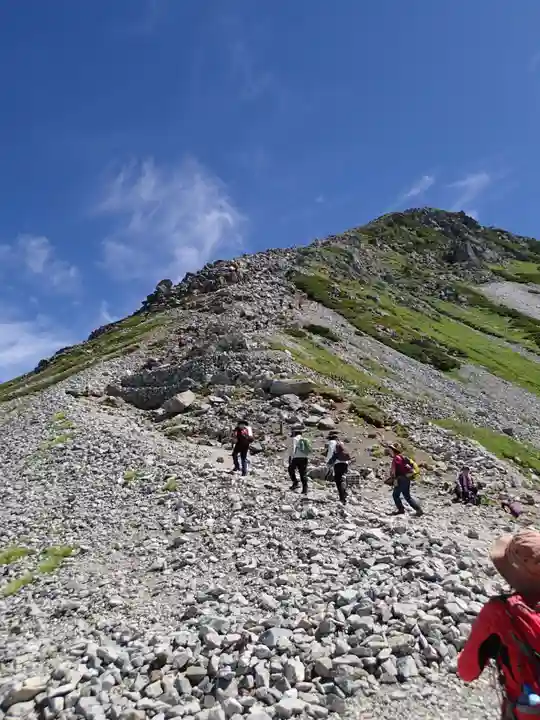 雄山神社峰本社の自然