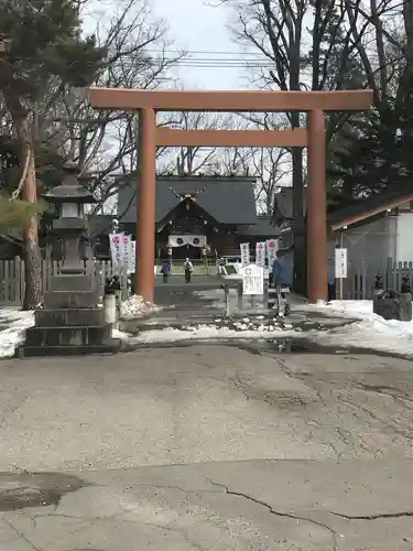 旭川神社の鳥居