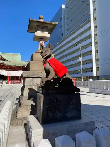 東京羽田 穴守稲荷神社の狛犬