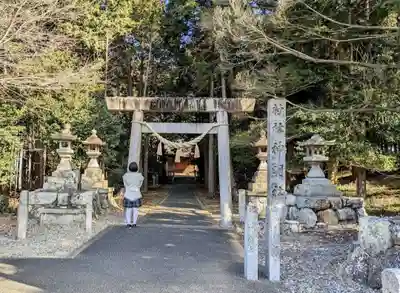 神明社(高木神明社)の鳥居
