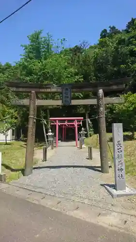 長石稲荷神社の鳥居