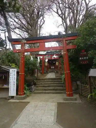 由比若宮（元鶴岡八幡宮）の鳥居