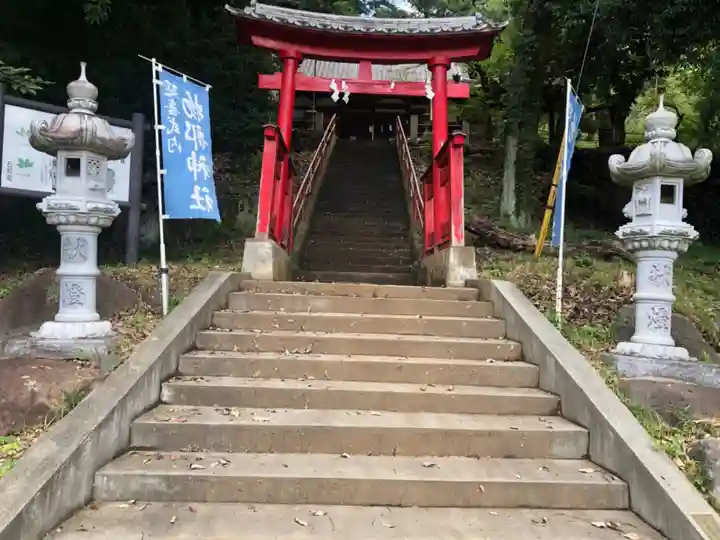 物部神社(石和町松本)の鳥居