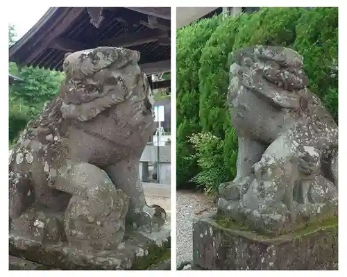 小鹿神社の狛犬