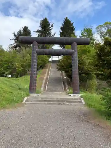 留辺蘂神社の鳥居
