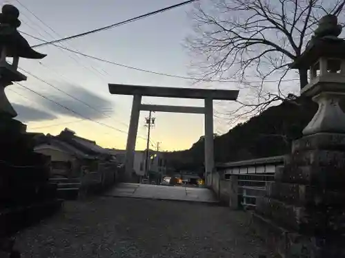 多度観音堂の鳥居