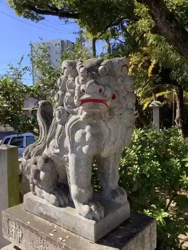 白山神社の狛犬