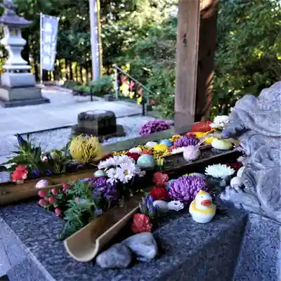 滑川神社 - 仕事と子どもの守り神の手水舎
