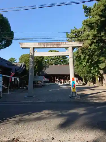 安久美神戸神明社の鳥居