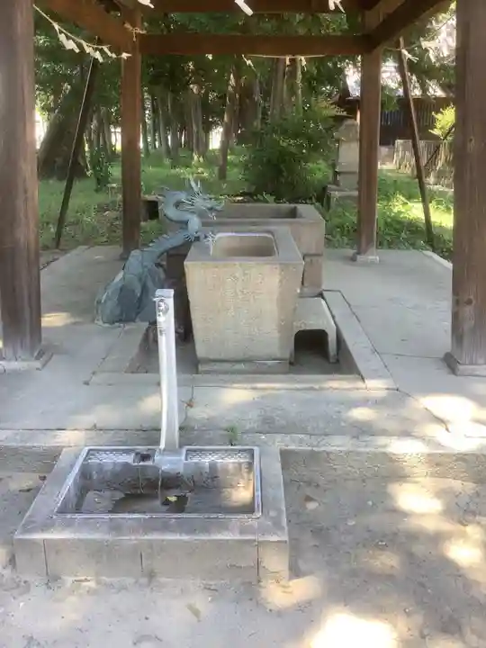 大毛神社(大毛五百入塚)の手水舎