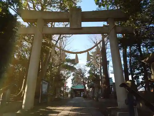 篠原八幡神社の鳥居