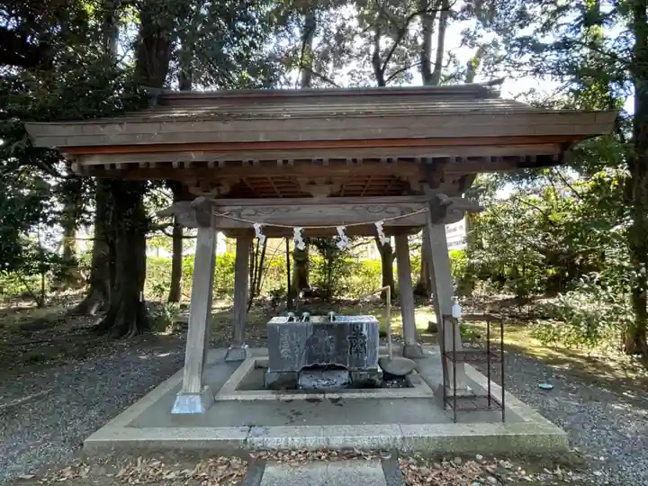 朝日森天満宮の手水舎