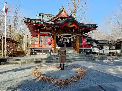 山中諏訪神社の本殿・本堂