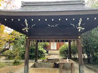 御霊神社(上御霊神社)の手水舎
