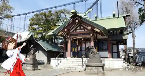上小松天祖神社の本殿・本堂