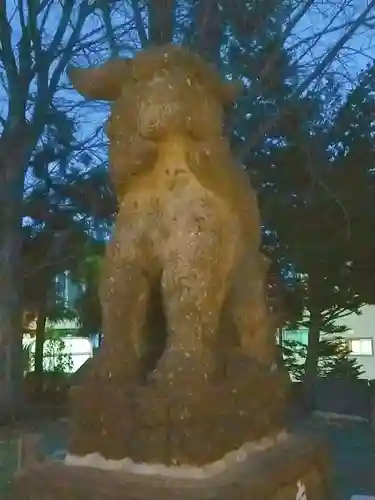 発寒神社の狛犬