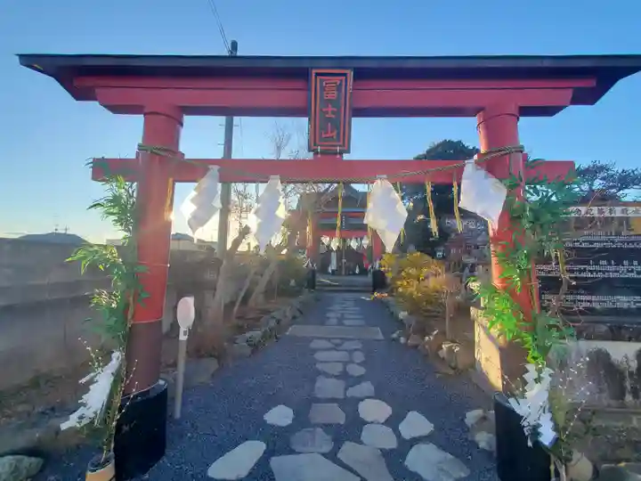 富士浅間宮の鳥居