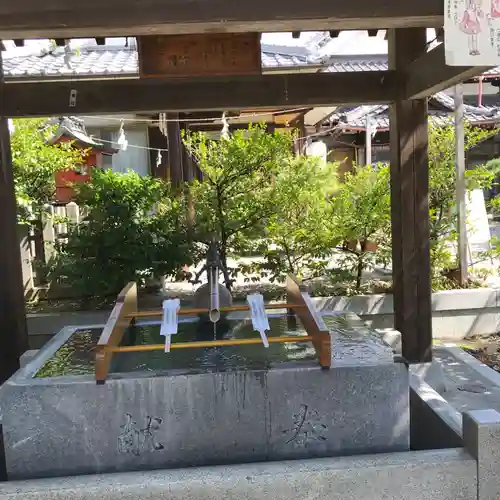 阿部野神社の手水舎