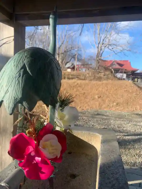 釧路一之宮 厳島神社の手水舎