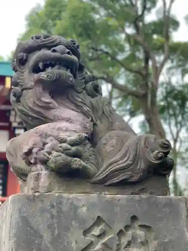 多摩川浅間神社の狛犬