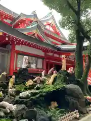 京濱伏見稲荷神社の狛犬