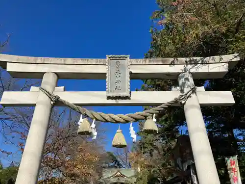 鎮守氷川神社の鳥居