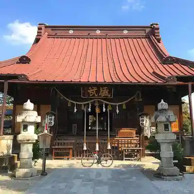 神明宮の本殿・本堂