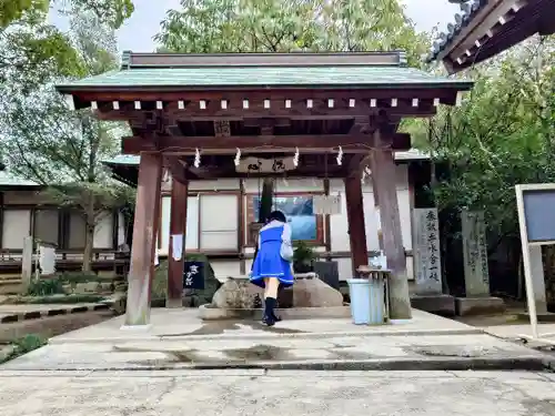 大野原八幡神社の手水舎