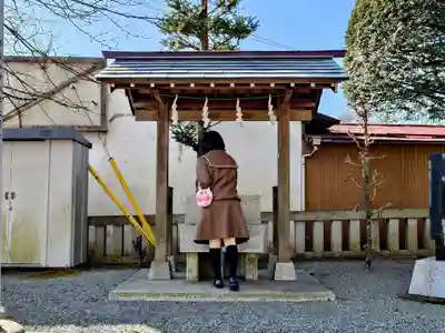 須走護國神社の手水舎