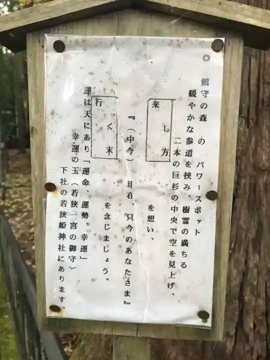 若狭彦神社(上社)の歴史
