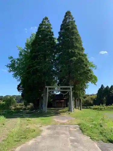 大山神社の景色