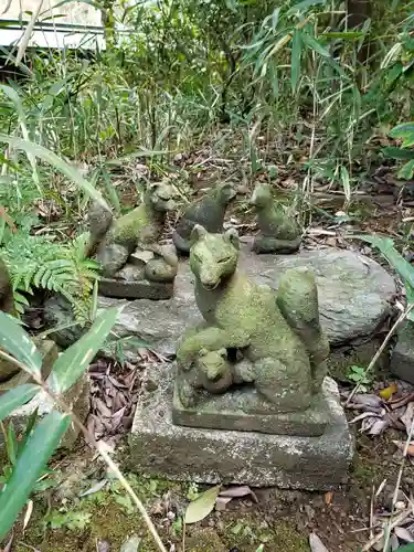 白金氷川神社の狛犬