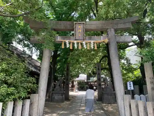 御幸森天神宮の鳥居