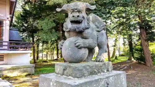 長沼神社の狛犬