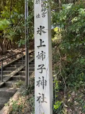 氷上姉子神社(熱田神宮摂社)の{uncategorized: "未分類", other: "その他", undefined: "問題あり", building: "その他建物", grave: "お墓", sacred_gate: "鳥居", guardian: "狛犬", statue: "像", buddha: "仏像", history: "歴史", nature: "自然", garden: "庭園", animal: "動物", pagoda: "塔", temizu: "手水舎", mountain_gate: "山門・神門", sanctuary: "本殿・本堂", subordinate: "末社・摂社", art: "芸術", scenery: "景色", jizo: "地蔵", ema: "絵馬", goshuin: "御朱印", omikuji: "おみくじ", items: "授与品その他", amulet: "お守り", goshuincho: "御朱印帳", eats: "食事", festival: "お祭り", votive_dance: "神楽", shichigosan: "七五三参", wedding: "結婚式", experience: "体験その他", initially: "初詣", around: "周辺", anti_infection: "感染症対策"}
