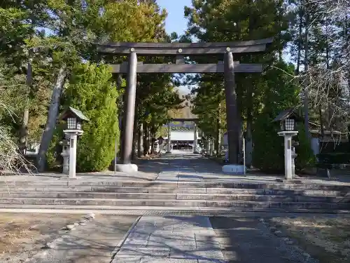 山梨縣護國神社の鳥居