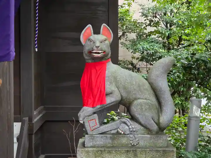 茶ノ木神社の狛犬
