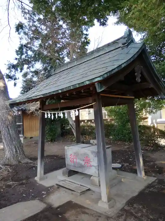 駒林八幡神社の手水舎