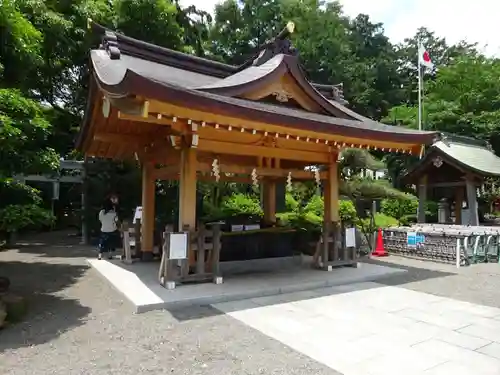 亀ケ池八幡宮の手水舎