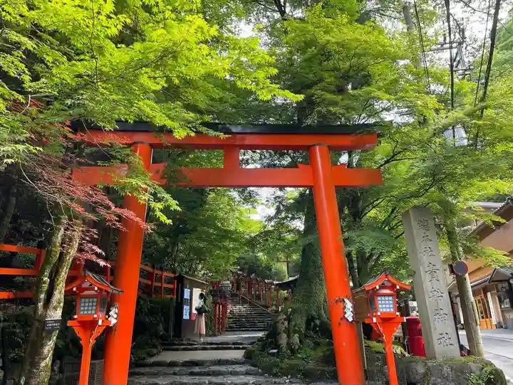 貴船神社の鳥居