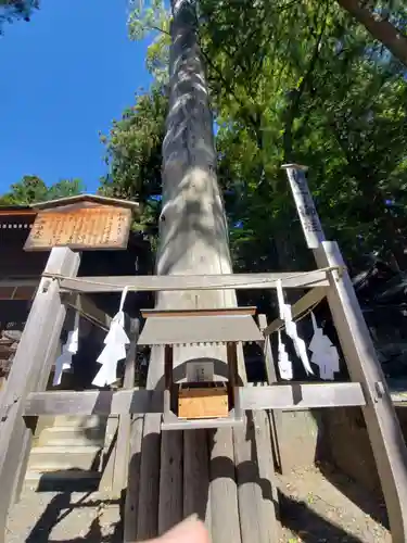 諏訪大社下社秋宮の自然