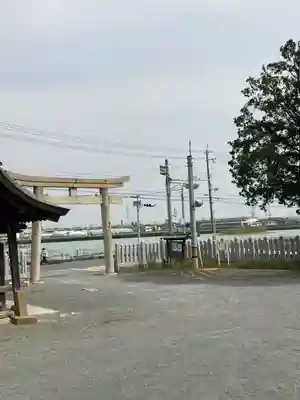 国安天満神社の鳥居