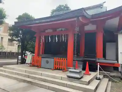 麻布氷川神社の本殿・本堂