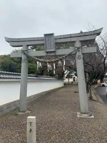 彌都加伎神社の鳥居