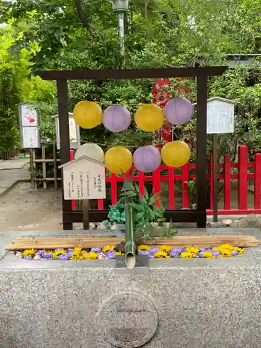 新田神社の手水