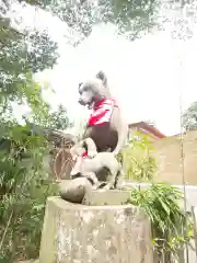 白笹稲荷神社の狛犬